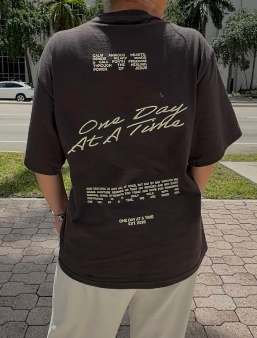 ONE DAY RESTORED (oversized heavyweight tee)